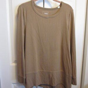 Sonoma Tan Sweater Tunic Sz L